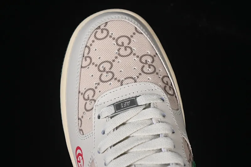 All categories Nk Air Force 1 Air Force series Nk Air Force 1 Low Air Force low-top Nike Air Force 1'07 Low Gucci joint gray-green hook Air Force 1 low-top casual sneakers AH8462-003
